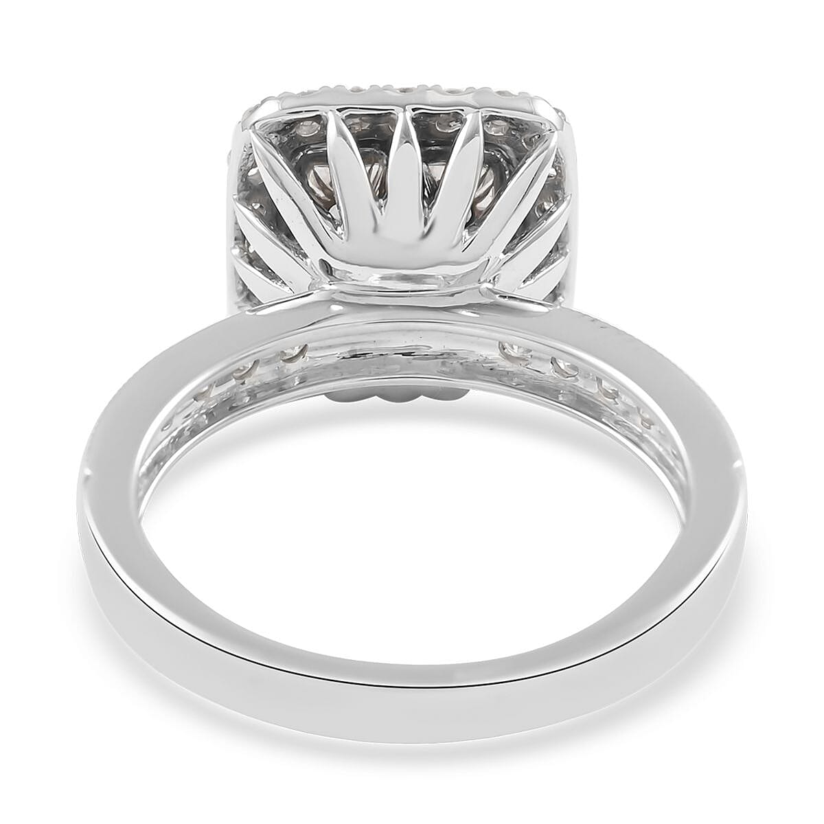 14K White and Yellow Gold Natural Yellow Diamond and Diamond Ring (Size 7.0) 5.30 Grams 1.75 ctw image number 4