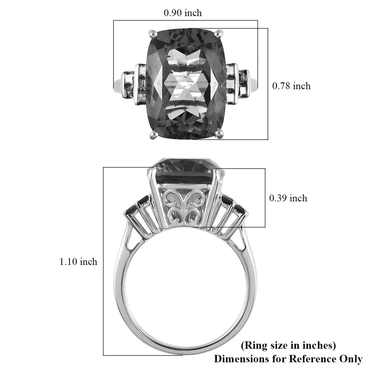 Rose De France Amethyst and Orissa Rhodolite Garnet Ring in Platinum Over Sterling Silver (Size 11.0) 14.60 ctw image number 5