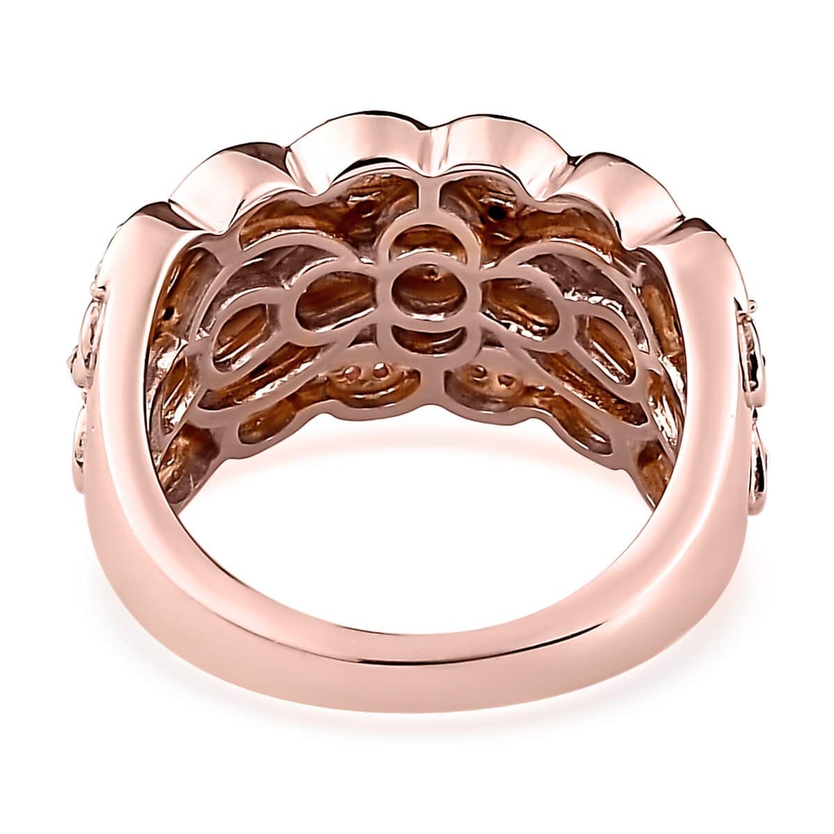 Uncut Natural Pink Diamond Ring in Vermeil Rose Gold Over Sterling Silver 0.25 ctw image number 4