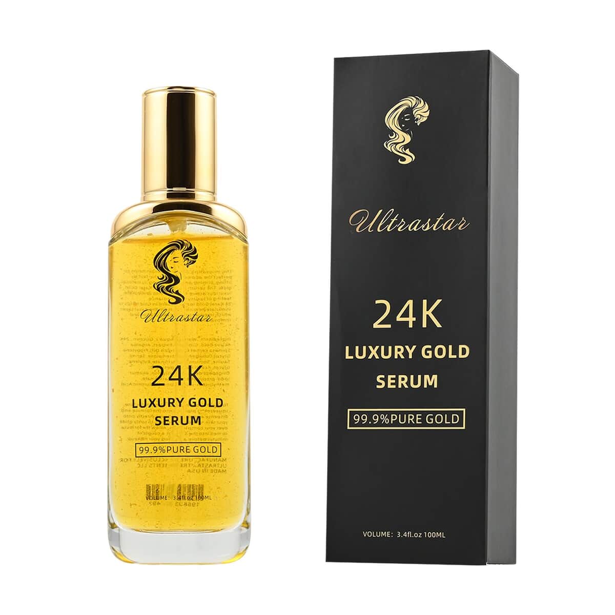 Ultrastar- 24K Luxury Gold Serum (100ML) , Face Serum , Best Anti Aging Serum , Collagen Booster Serum , Anti Wrinkle Serum image number 0