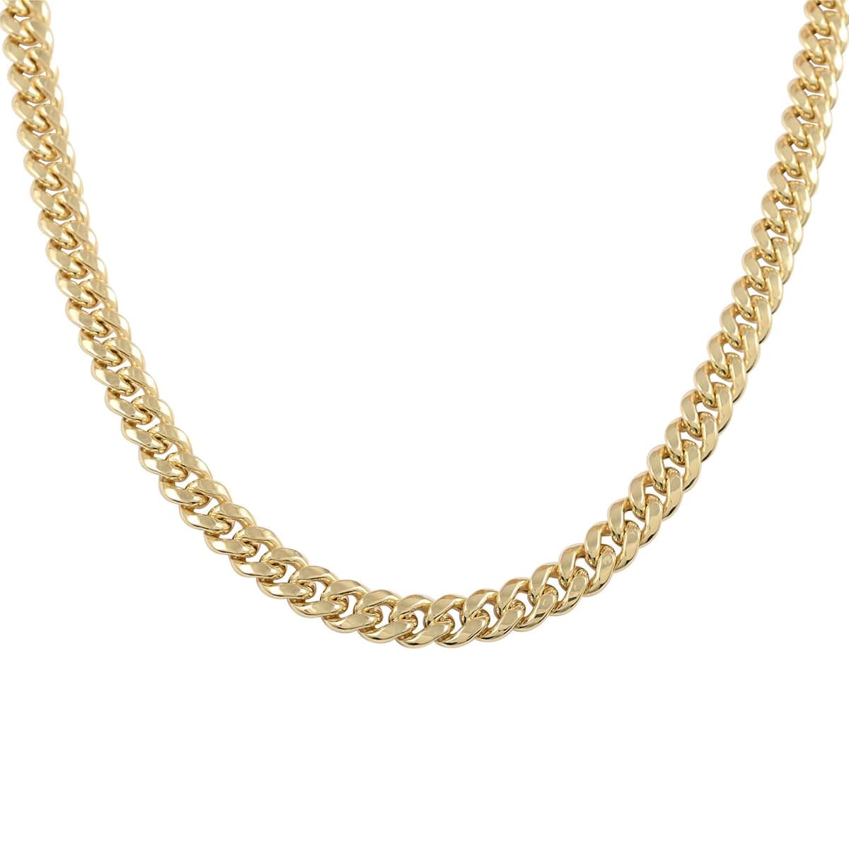 14K Yellow Gold 7.6mm Miami Cuban Chain Necklace 26 Inches 40.7 Grams image number 3