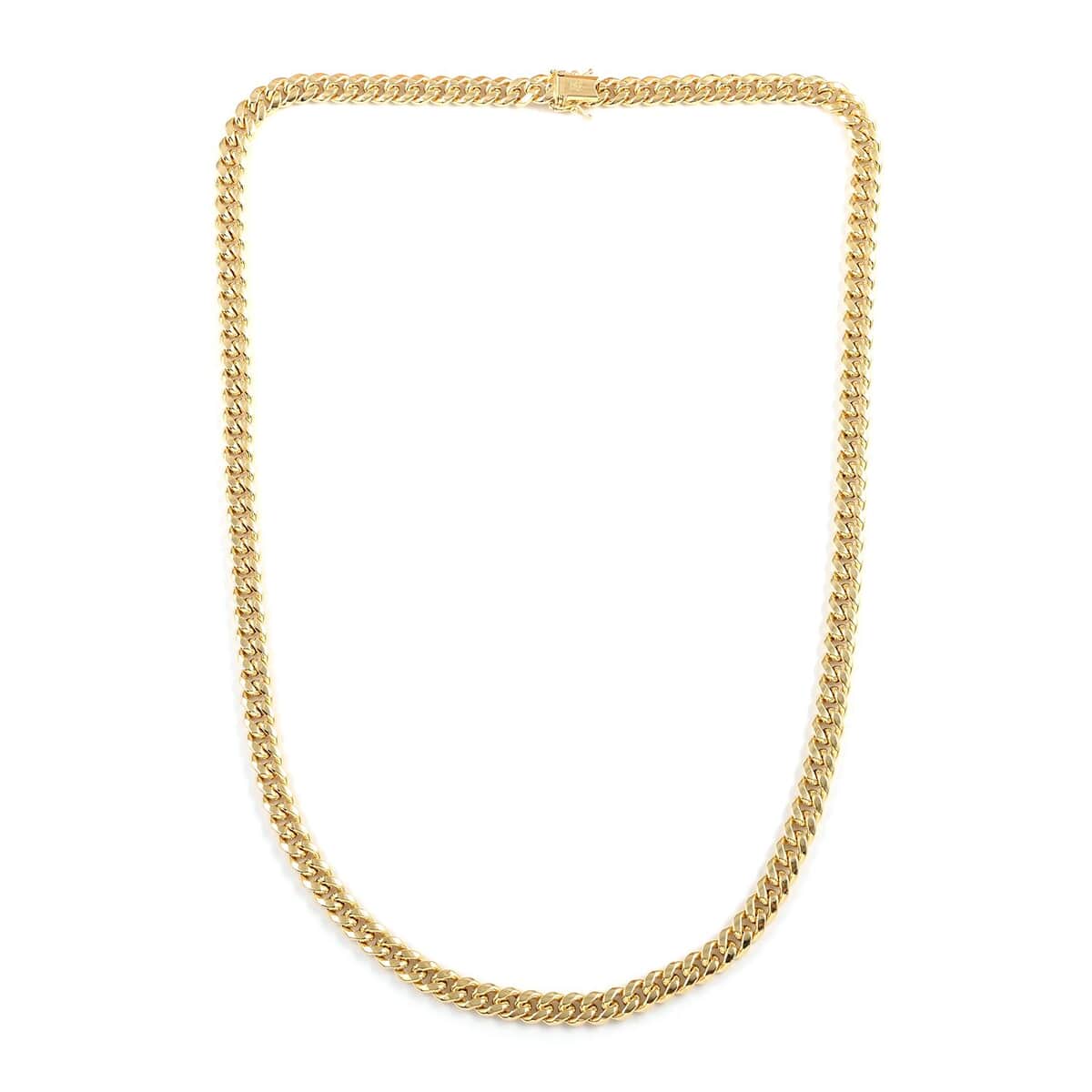 14K Yellow Gold 7.6mm Miami Cuban Chain Necklace 26 Inches 40.7 Grams image number 5