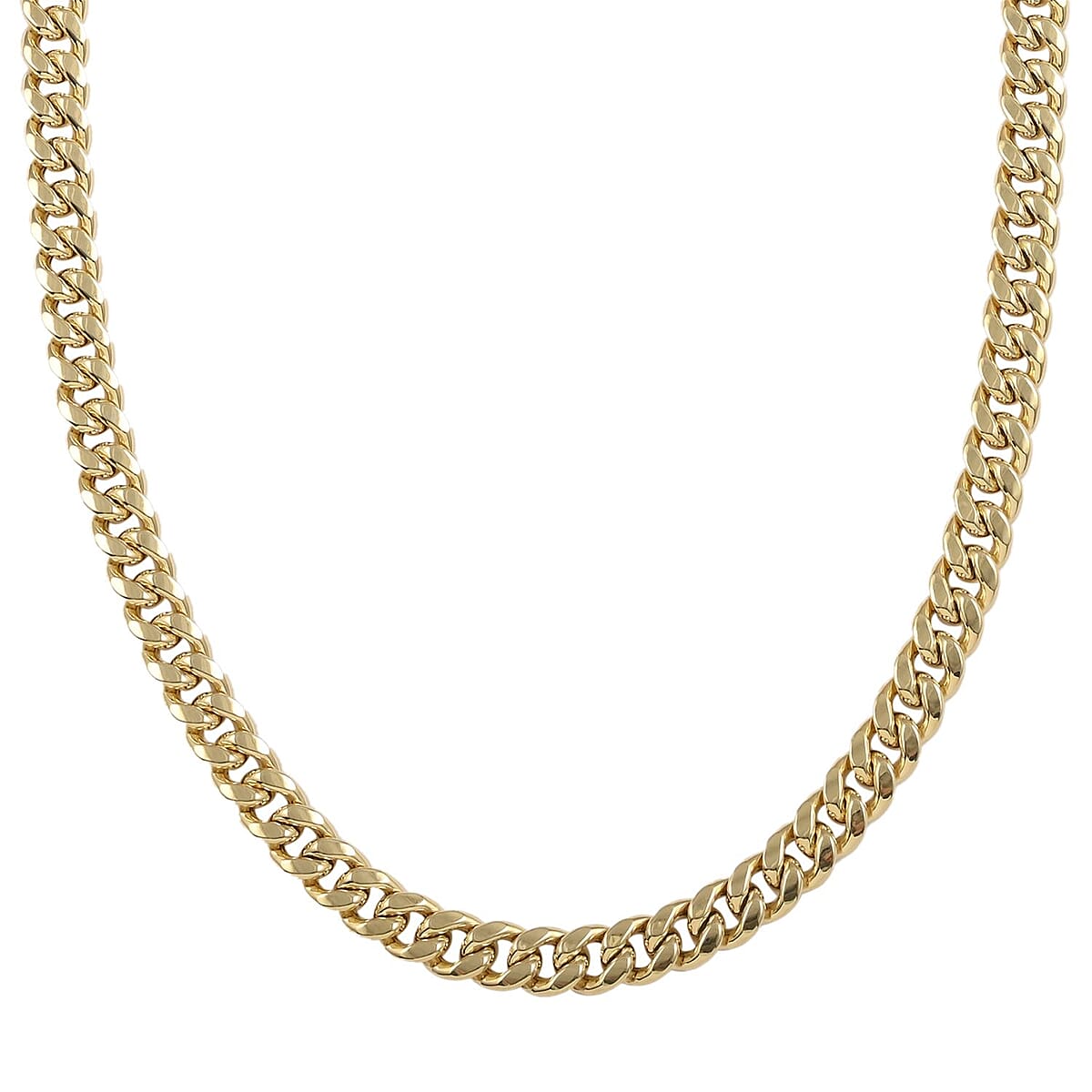 14K Yellow Gold 9.3mm Miami Cuban Chain Necklace 24 Inches 57.30 Grams image number 3