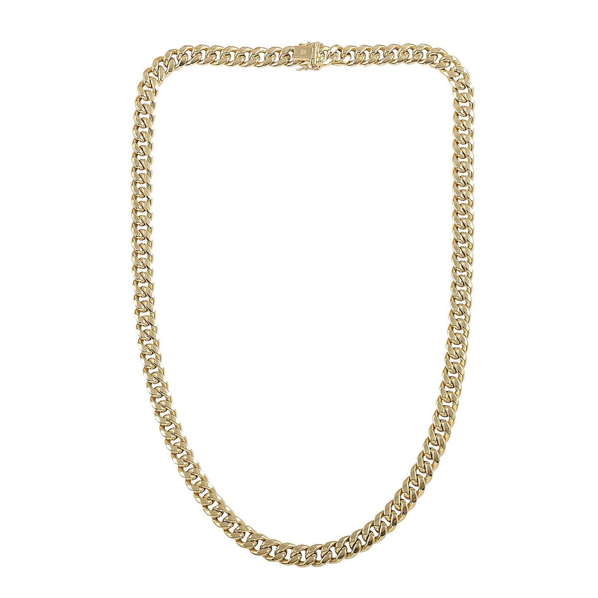 14K Yellow Gold 9.3mm Miami Cuban Chain Necklace 24 Inches 57.30 Grams image number 5