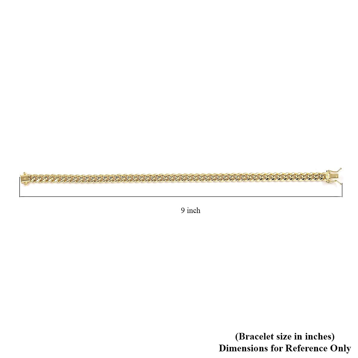 14K Yellow Gold 5.9mm Miami Cuban Chain Bracelet (8.50 In) 9.80 Grams image number 4