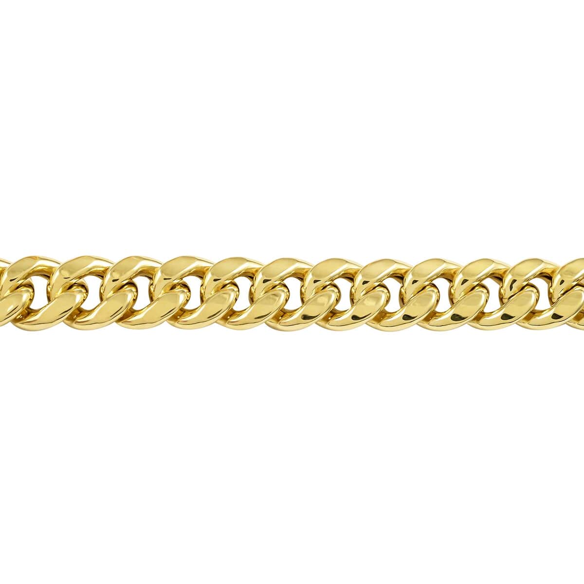 14K Yellow Gold 9.3mm Miami Cuban Chain Bracelet (8.50 In) 22.40 Grams image number 2
