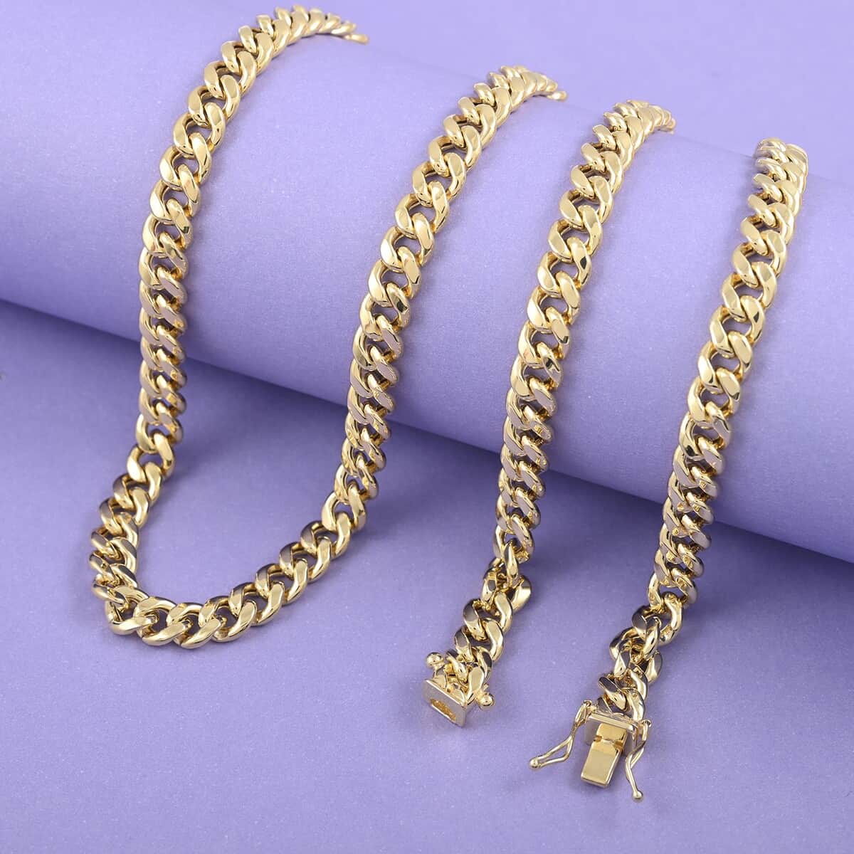 14K Yellow Gold 5.9mm Miami Cuban Chain Necklace 24 Inches 24.4 Grams image number 1