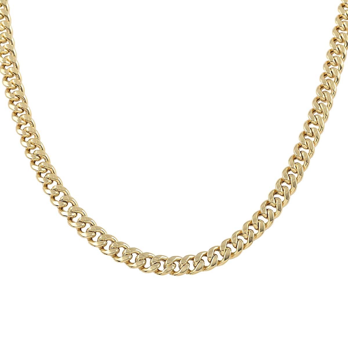 14K Yellow Gold 5.9mm Miami Cuban Chain Necklace 24 Inches 24.4 Grams image number 3