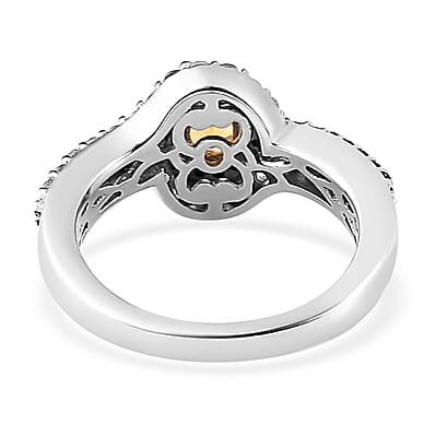 Premium Viceroy Spessartine Garnet and Multi Gemstone Ring in Platinum Over Sterling Silver (Size 10.0) 1.25 ctw