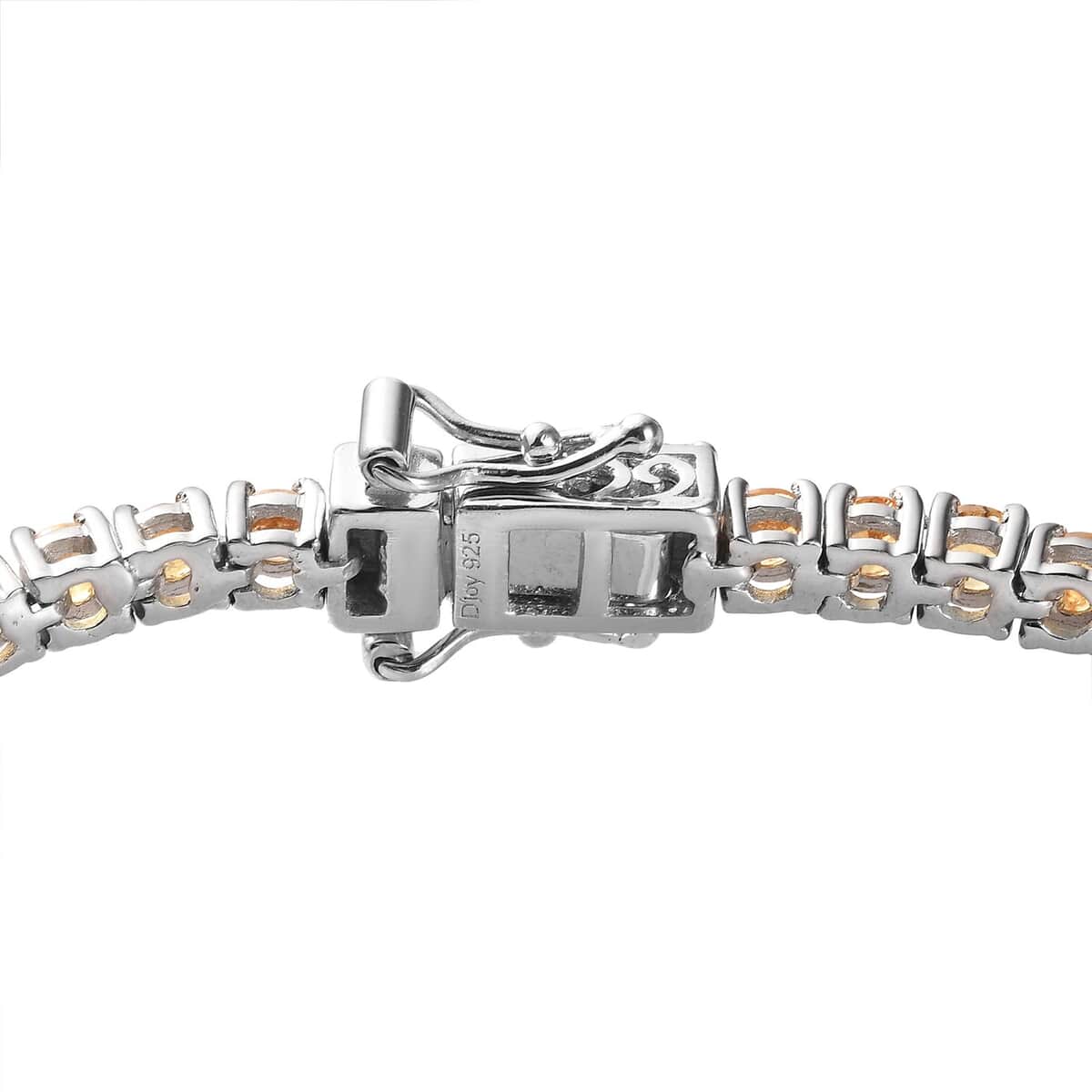 Premium Viceroy Spessartine Garnet Tennis Bracelet in Platinum Over Sterling Silver (7.25 In) 7.30 ctw image number 3