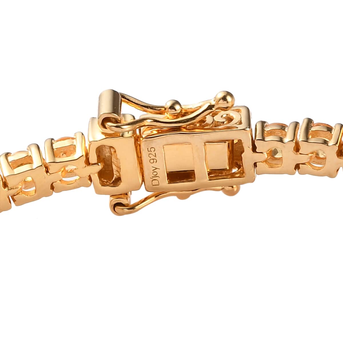 Premium Viceroy Spessartine Garnet Tennis Bracelet in Vermeil YG Over Sterling Silver (7.25 In) 11.20 Grams 7.30 ctw image number 3
