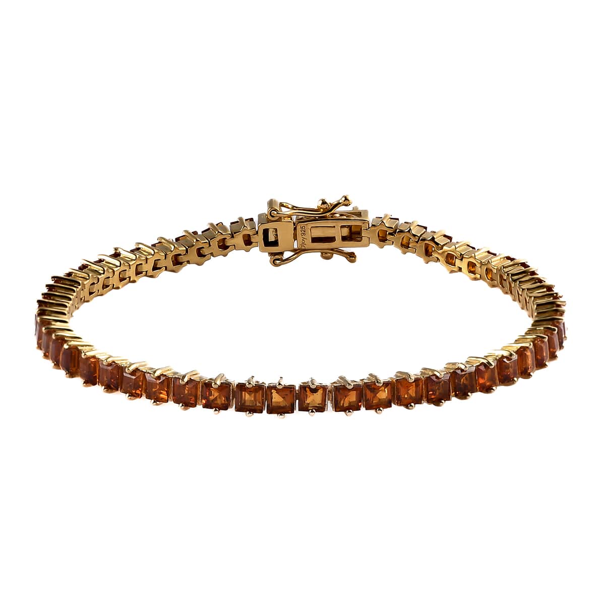 Santa Ana Madeira Citrine Tennis Bracelet in Vermeil Yellow Gold Over Sterling Silver (7.25 In) 8.35 ctw image number 0