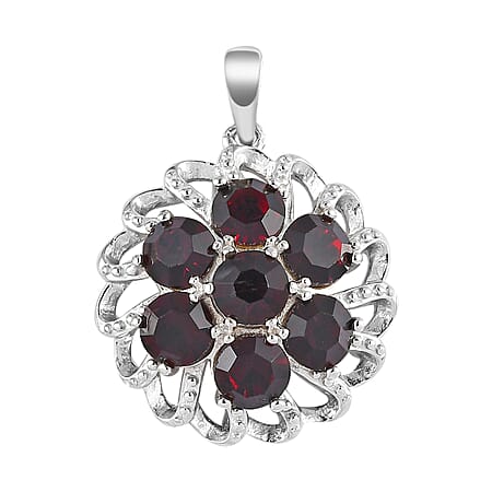 Amethyst Swarovski Crystal / Pure Brass / Platinum Overlay - Product card gallery slide 1 (10176913277241)