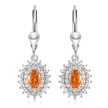 Spessartine Garnet / 925 Silver / Platinum Overlay - Product card gallery slide 1 (10176913342777)