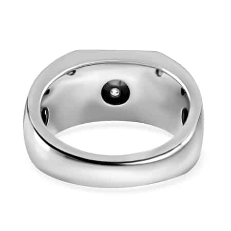 Buy Diamond Men's Ring in 14K YG Over Sterling Silver, Diamond Ring, Engagement  Rings For Men (Size 10.0) 1.00 ctw at ShopLC.