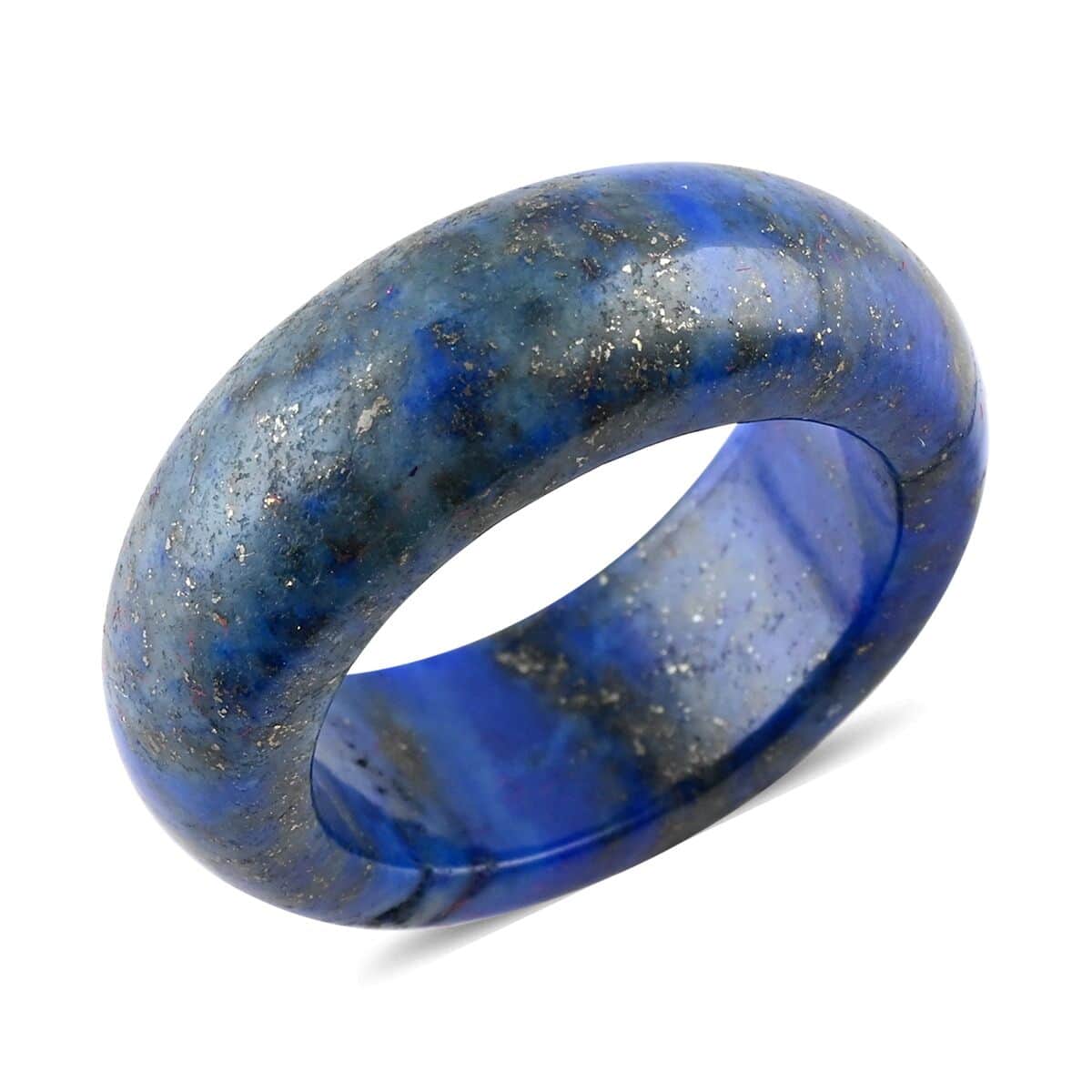 Lapis Lazuli Carved Band Ring 25.00 ctw image number 0