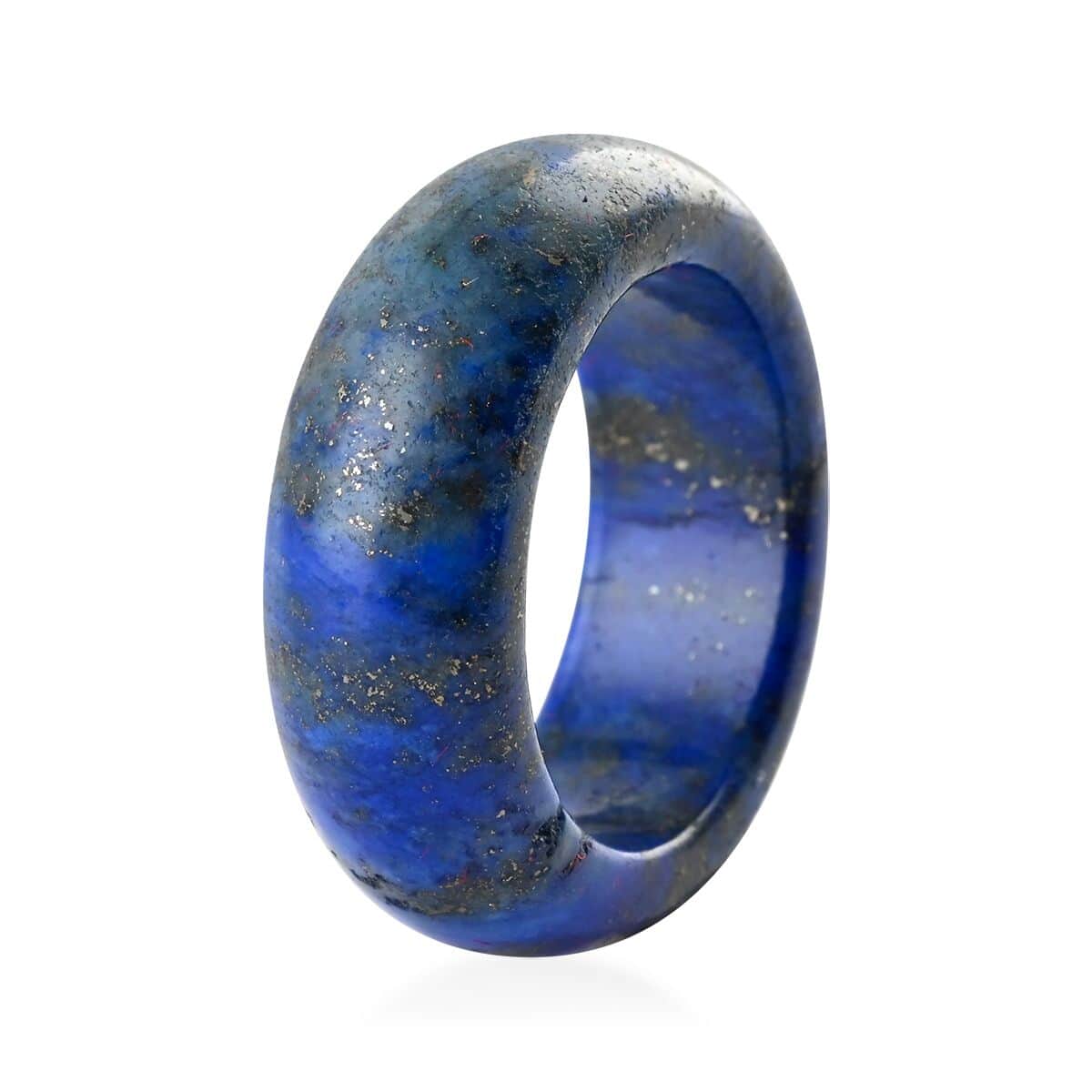 Lapis Lazuli Carved Band Ring (Size 6.50) 25.00 ctw image number 3