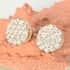 NY Closeout 10K Yellow Gold Diamond Stud Earrings 2.95 Grams 1.50 ctw image number 1