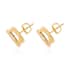 NY Closeout 10K Yellow Gold Diamond Stud Earrings 2.95 Grams 1.50 ctw image number 3