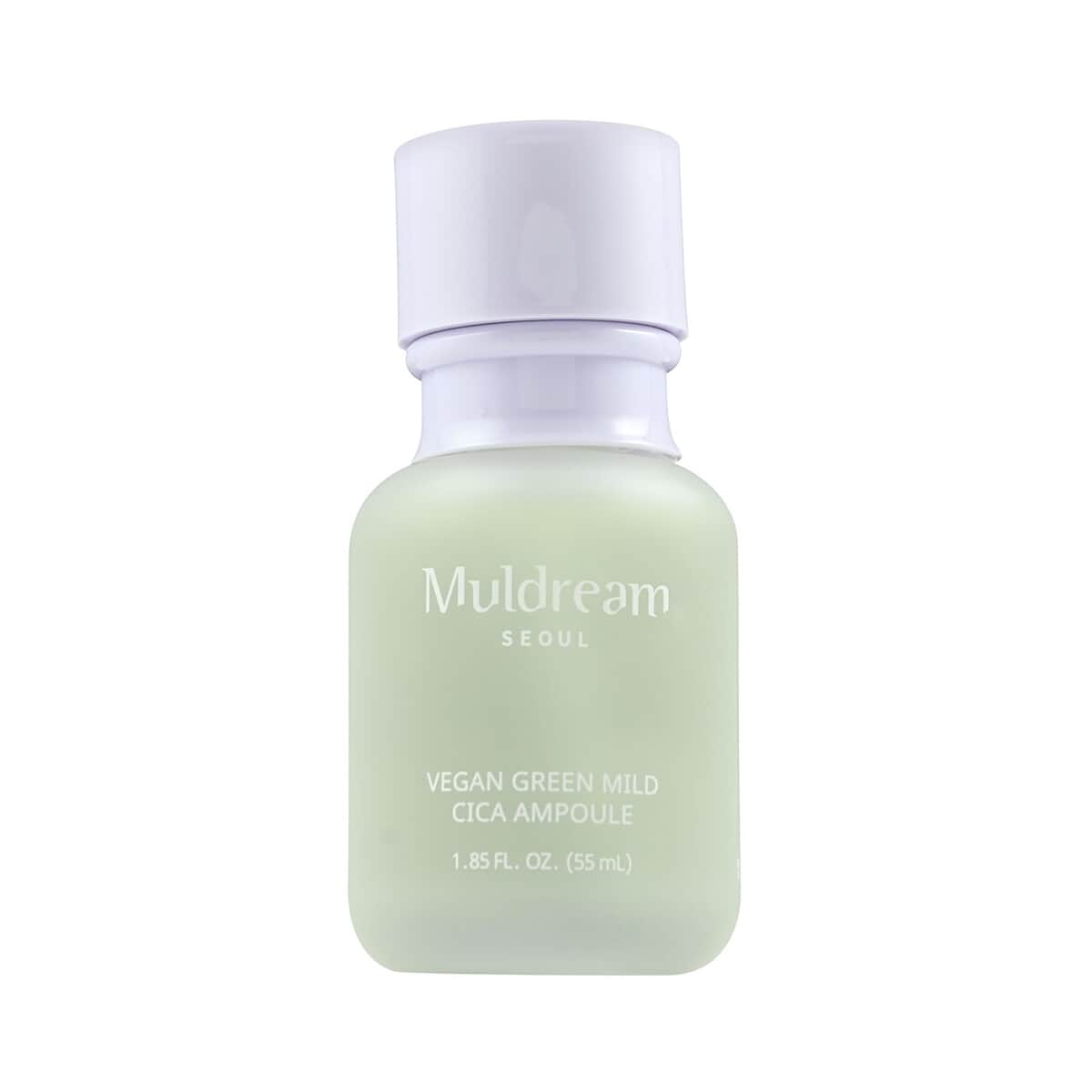 Muldream- Vegan Green Mild CICA Ampoule, 55 ml / 1.85 fl oz | Best Face Toner Serum | Skin Serum image number 2