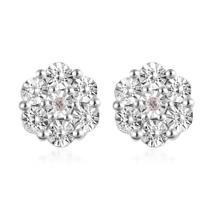 Diamond Accent Stud Earrings in Sterling Silver