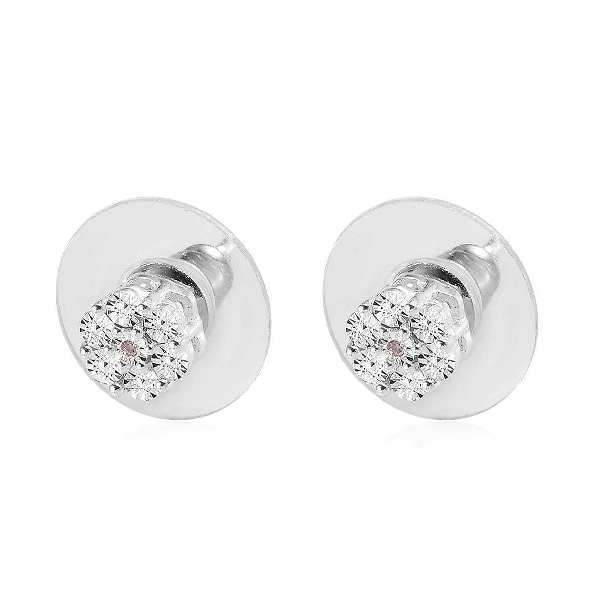 Diamond Accent Stud Earrings in Sterling Silver