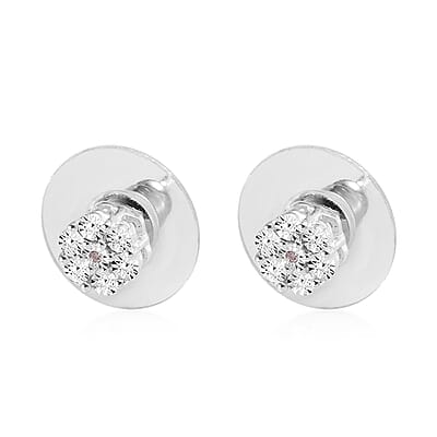 Diamond Accent Stud Earrings in Sterling Silver