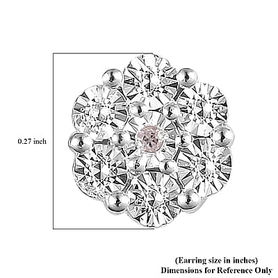 Diamond Accent Stud Earrings in Sterling Silver