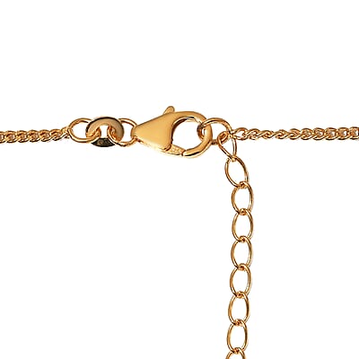 Santa Ana Madeira Citrine Cluster Necklace 18 Inches in Vermeil Yellow Gold Over Sterling Silver 13.40 ctw