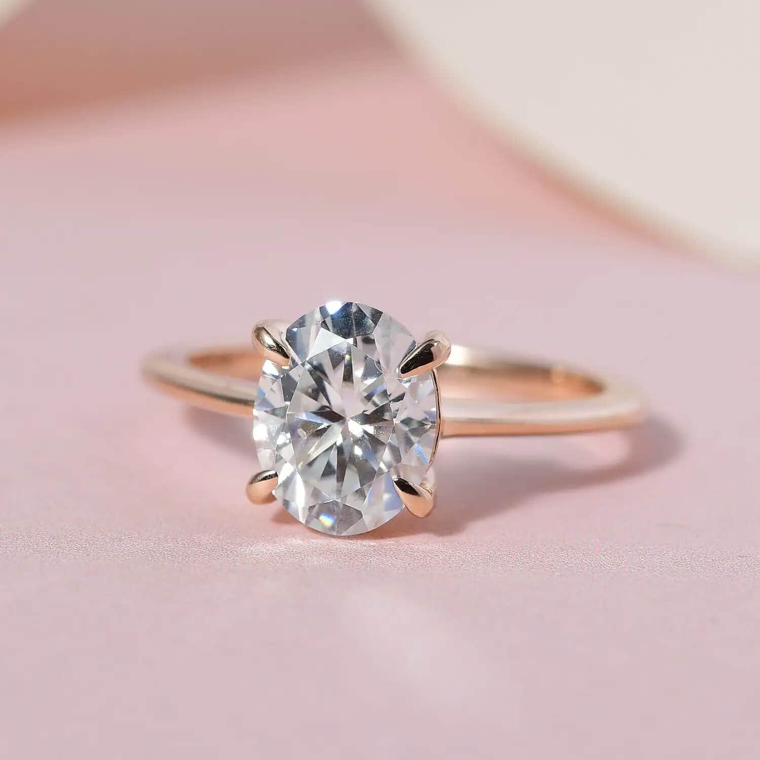 10k deals moissanite ring