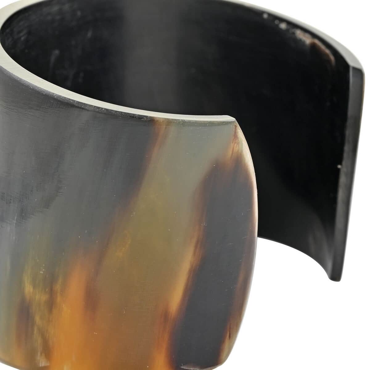 Buffalo Horn Cuff Bracelet (6.75 In) image number 2