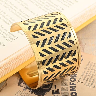 Cuff Bracelet in Goldtone