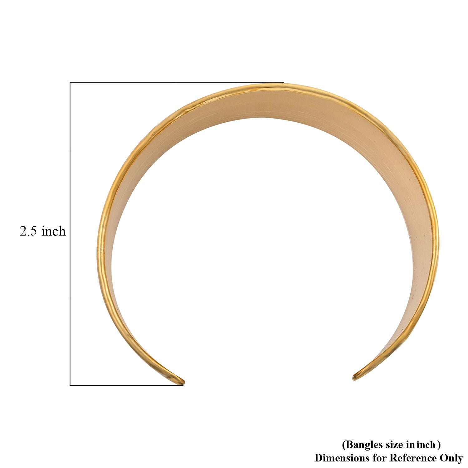Cuff Bracelet in Goldtone