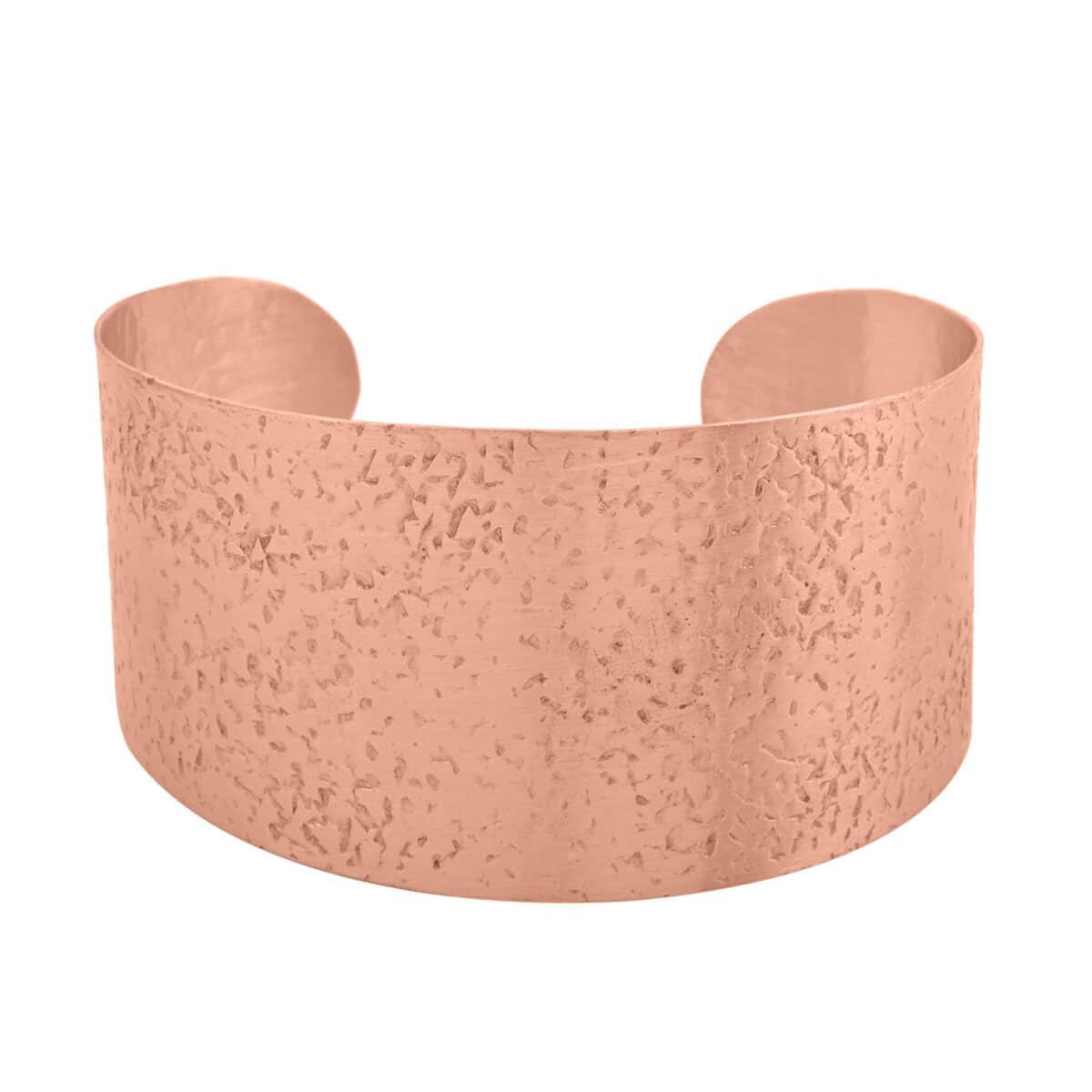 Textured Cuff Bracelet in Rosetone (7.0In) image number 0