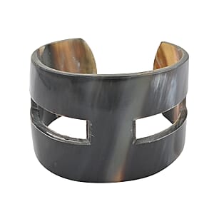 Buffalo Horn Cuff Bracelet (6.25 In)