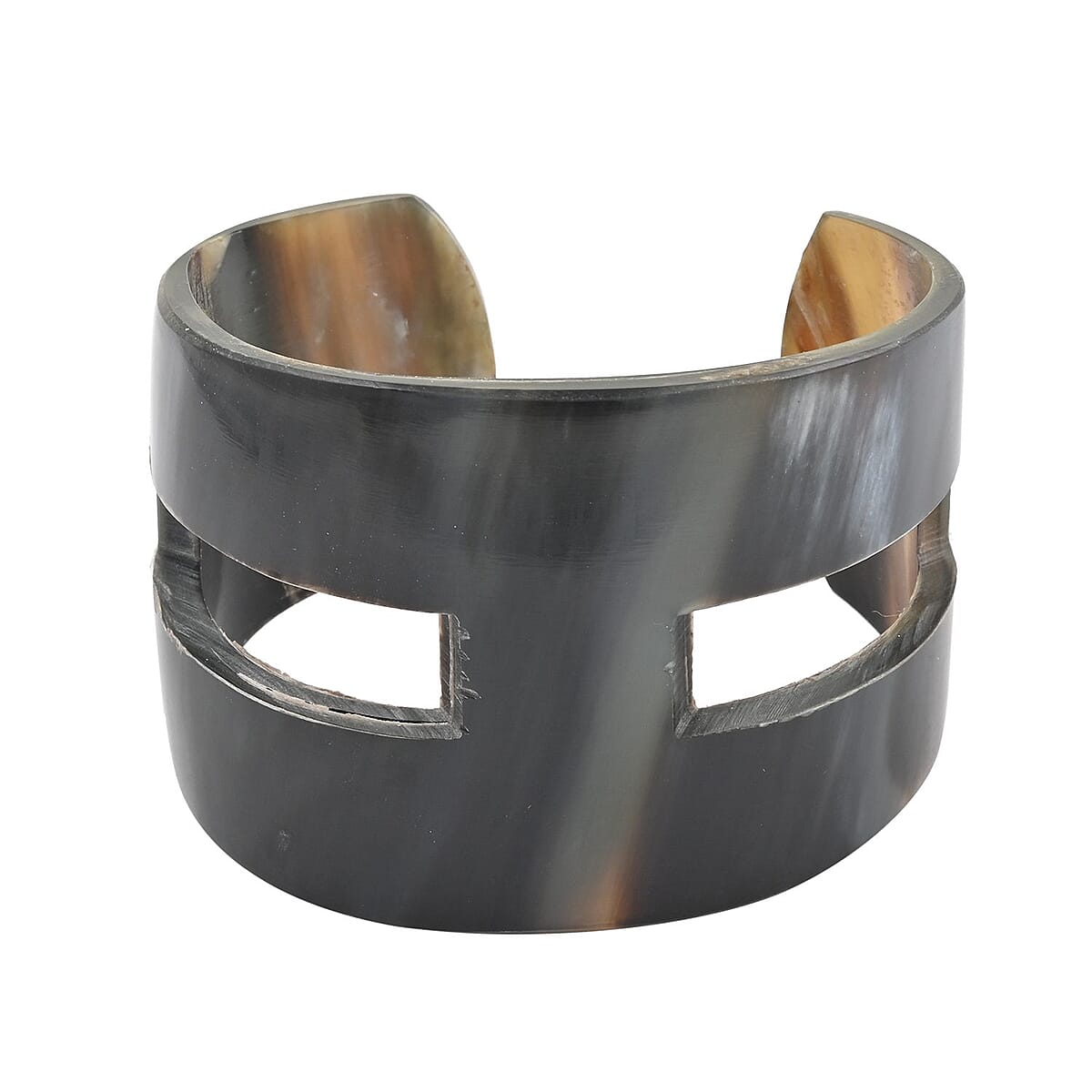 Buffalo Horn Cuff Bracelet (6.25 In) image number 0