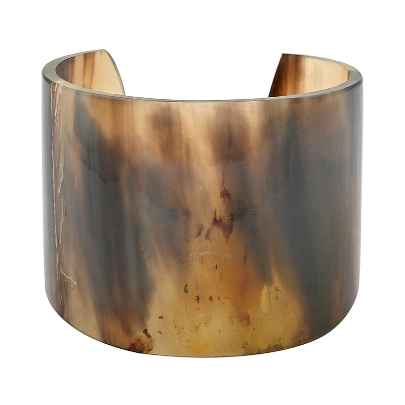 Buffalo Horn Cuff Bracelet (6.75 In)