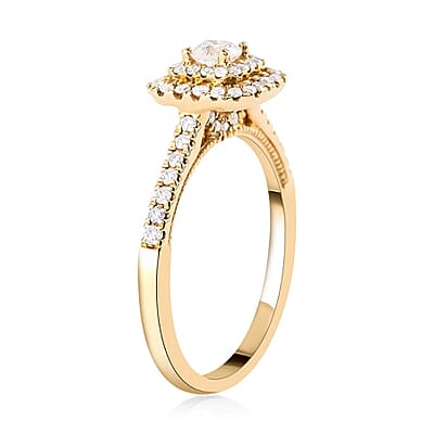 14K Yellow Gold Diamond Ring (Size 10.0) 0.50 ctw