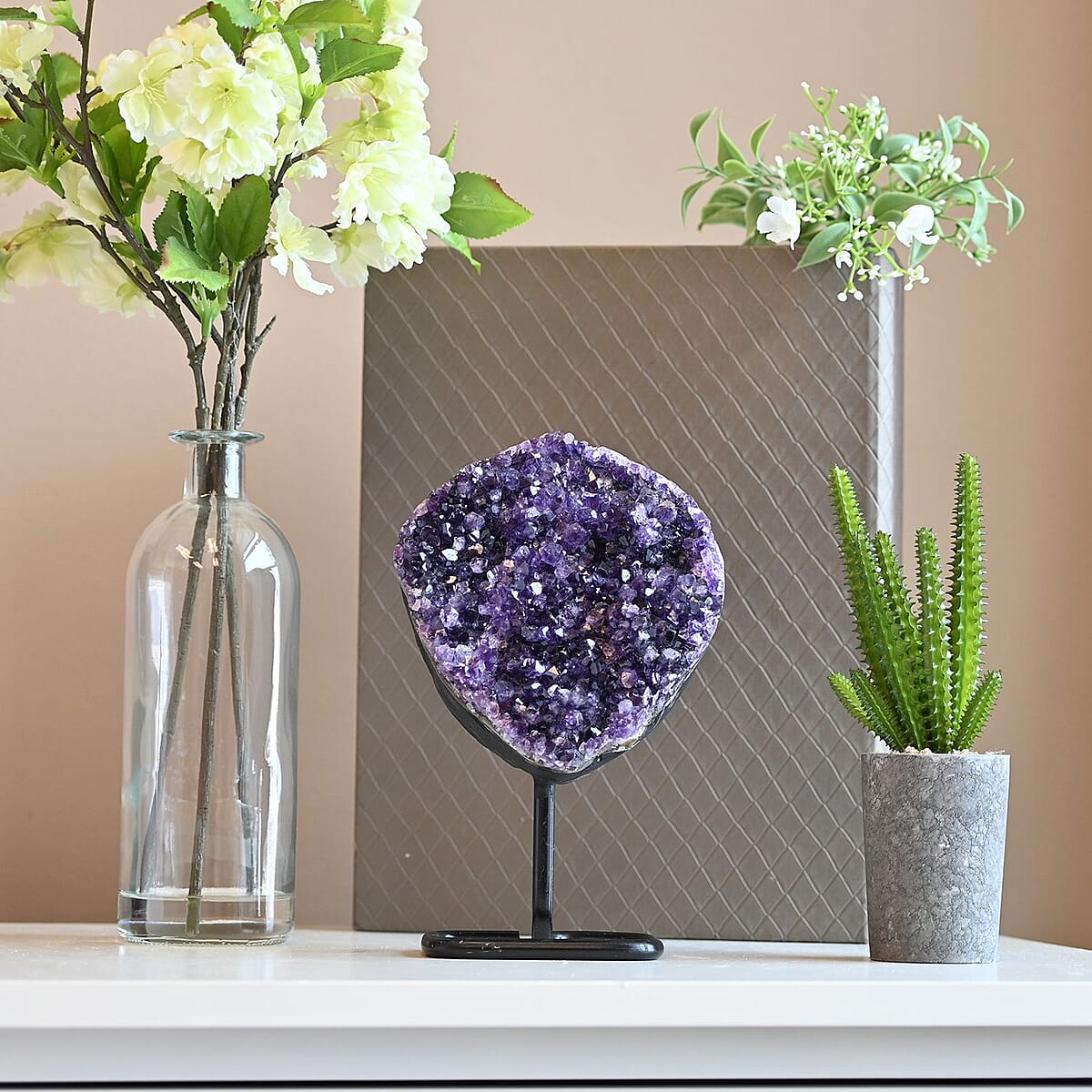 Amethyst on Stand -S Approx 3750ctw, Home D&eacute;cor Figurines , Table D&eacute;cor , Living Room D&eacute;cor , Decoration Items , Gift Item image number 1