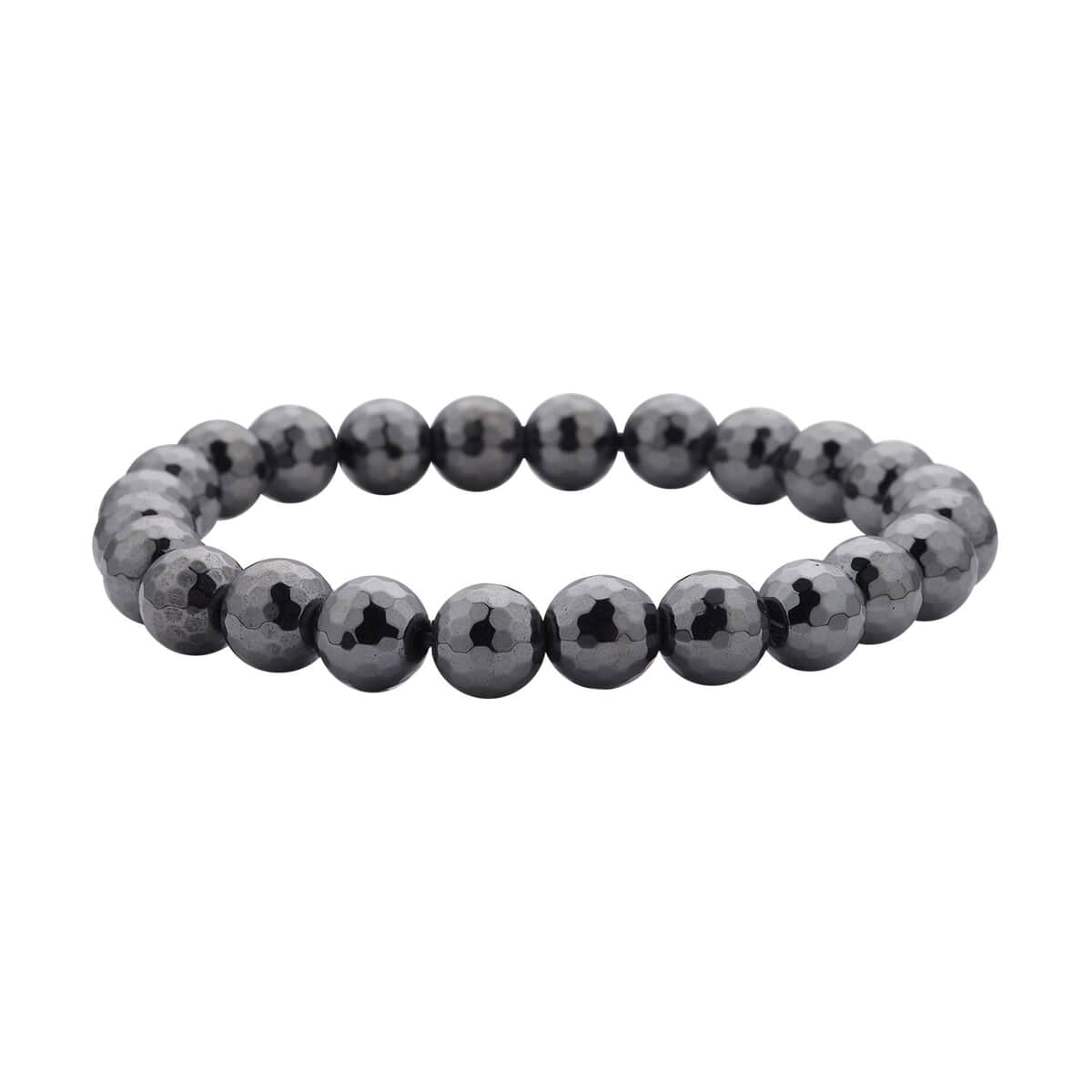 One Time Only Hematite Beaded Stretch Bracelet 150.00 ctw image number 2