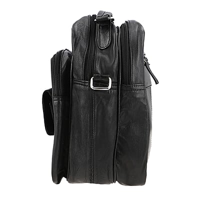 Black Genuine Leather Backpack Bag