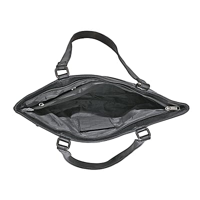 La Marey Black Genuine Leather Tote Bag