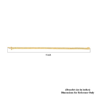 NY Closeout 10K Yellow Gold Diamond Tennis Bracelet (7.50 In) 12.3 Grams 1.00 ctw