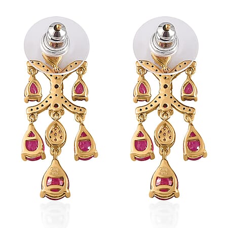 Fissure Filled Pink Ruby / 925 Silver / Vermeil YG - Product card gallery slide 4 (10176918225209)
