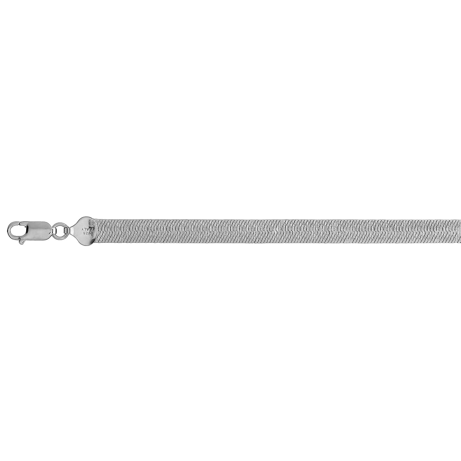 Necklace in Rhodium Over Sterling Silver 18 Inches (24 g)
