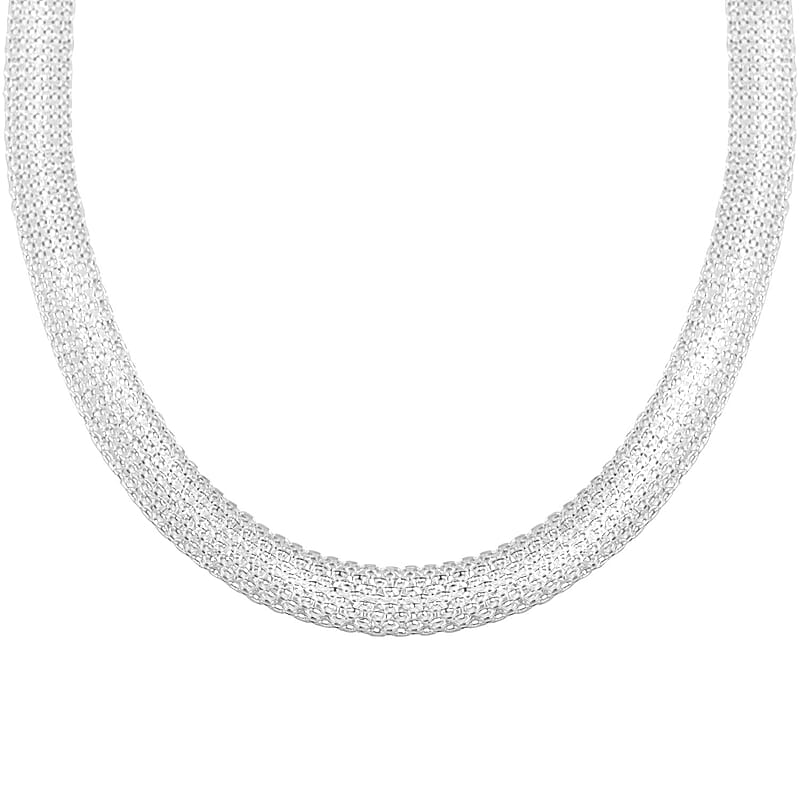 Bismark Chain Necklace in Sterling Silver 16.1 Grams 18 Inches