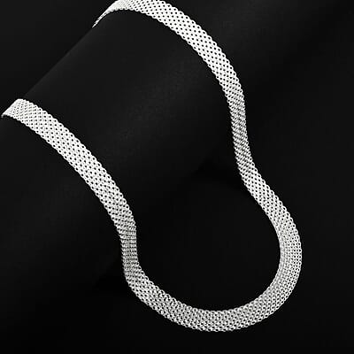 Bismark Chain Necklace in Sterling Silver 16.1 Grams 18 Inches