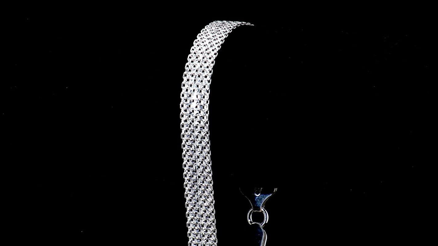 Sterling Silver Bismark Chain Bracelet (7.50 In) (7.60 g)
