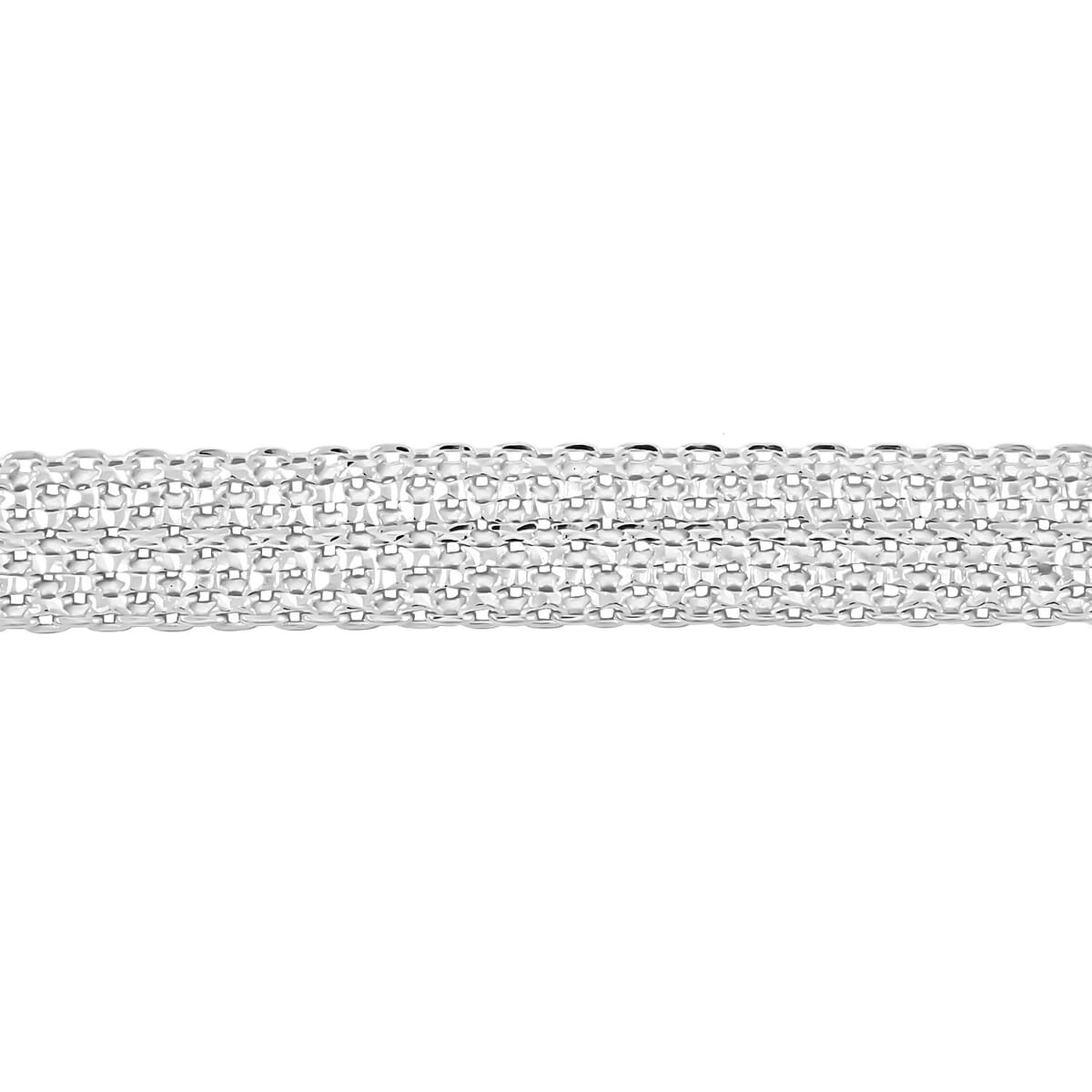 Bismark Chain Bracelet in Sterling Silver (7.50 In) 7.60 Grams image number 2