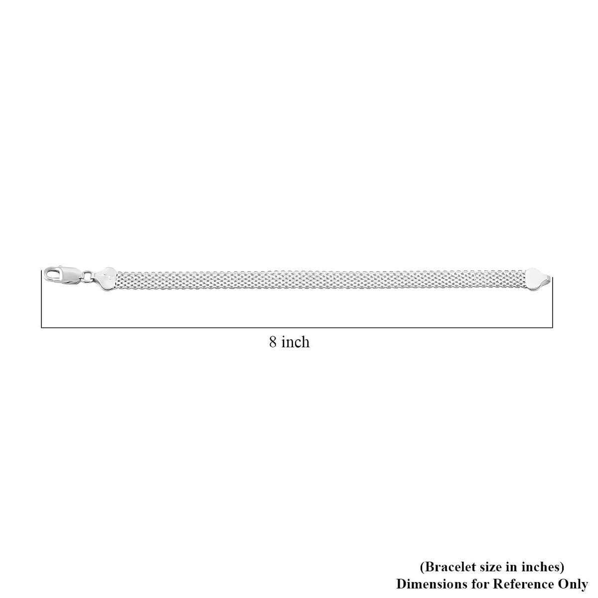 Bismark Chain Bracelet in Sterling Silver (7.50 In) 7.60 Grams image number 4